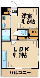 メゾンクレールの物件間取画像